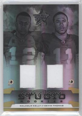 2008 Leaf Rookies & Stars - Studio Rookies Combos - Materials #SRC-9 - Malcolm Kelly, Devin Thomas /250