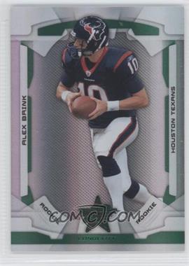 2008 Leaf Rookies & Stars Longevity - [Base] - Emerald #186 - Rookie - Alex Brink /49