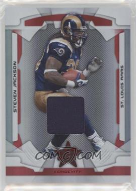 2008 Leaf Rookies & Stars Longevity - [Base] - Ruby Materials #89 - Steven Jackson /350