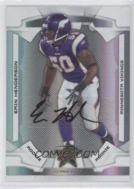 2008 Leaf Rookies & Stars Longevity - [Base] - Signatures #136 - Rookie - Erin Henderson /500