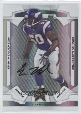 2008 Leaf Rookies & Stars Longevity - [Base] - Signatures #136 - Rookie - Erin Henderson /500