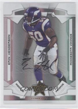 2008 Leaf Rookies & Stars Longevity - [Base] - Signatures #136 - Rookie - Erin Henderson /500