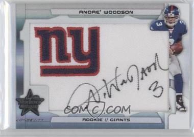 2008 Leaf Rookies & Stars Longevity - [Base] #203 - SP Rookie Jumbo - Andre' Woodson /10
