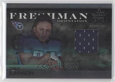 2008 Leaf Rookies & Stars Longevity - Freshman Orientation Materials - Jerseys #FO-22 - Chris Johnson /100