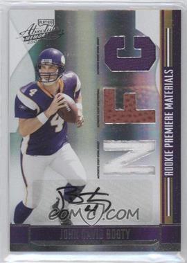 2008 Playoff Absolute Memorabilia - [Base] - Die-Cut AFC/NFC Signatures #266 - Rookie Premiere Materials - John David Booty /25