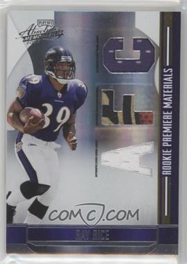 2008 Playoff Absolute Memorabilia - [Base] - Die-Cut AFC/NFC #279 - Rookie Premiere Materials - Ray Rice /199 [EX to NM]