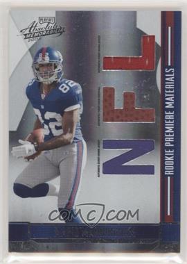 2008 Playoff Absolute Memorabilia - [Base] - Die-Cut NFL #258 - Rookie Premiere Materials - Mario Manningham /199 [Noted]