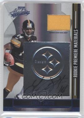 2008 Playoff Absolute Memorabilia - [Base] - Embossed Hologram Team Logo Signatures #281 - Rookie Premiere Materials - Limas Sweed /34