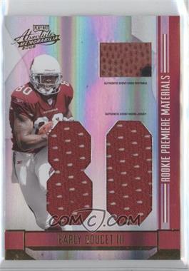 2008 Playoff Absolute Memorabilia - [Base] - Jumbo Die-Cut Jersey Number Football #271 - Rookie Premiere Materials - Early Doucet III /100