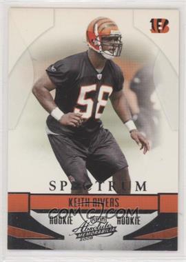 2008 Playoff Absolute Memorabilia - [Base] - Spectrum Black #203 - Keith Rivers /100