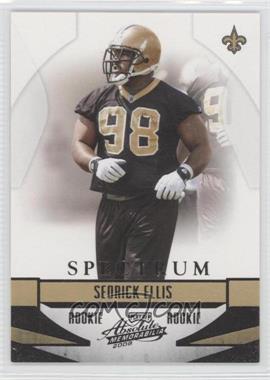 2008 Playoff Absolute Memorabilia - [Base] - Spectrum Black #236 - Sedrick Ellis /100