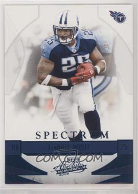 2008 Playoff Absolute Memorabilia - [Base] - Spectrum Blue #142 - LenDale White /250