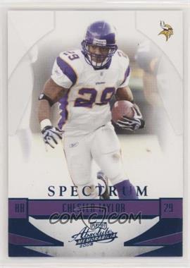 2008 Playoff Absolute Memorabilia - [Base] - Spectrum Blue #85 - Chester Taylor /250