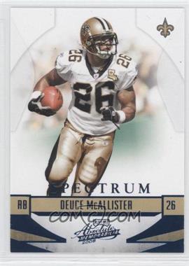 2008 Playoff Absolute Memorabilia - [Base] - Spectrum Blue #92 - Deuce McAllister /250