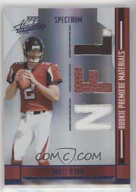 2008 Playoff Absolute Memorabilia - [Base] - Spectrum Die-Cut NFL Prime #269 - Rookie Premiere Materials - Matt Ryan /100 [EX to NM]