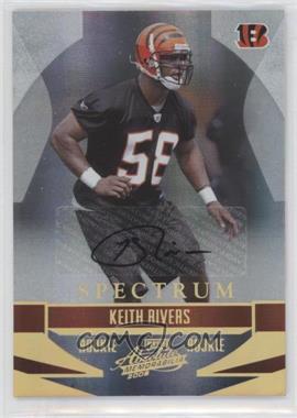 2008 Playoff Absolute Memorabilia - [Base] - Spectrum Gold Autographs #203 - Keith Rivers /25 [EX to NM]