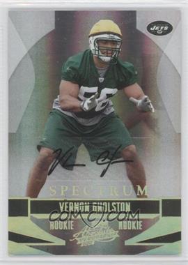 2008 Playoff Absolute Memorabilia - [Base] - Spectrum Gold Autographs #245 - Vernon Gholston /25