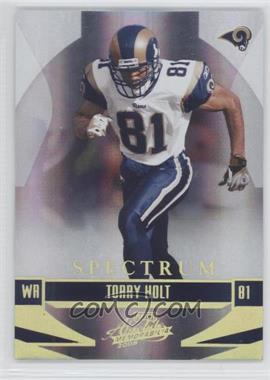 2008 Playoff Absolute Memorabilia - [Base] - Spectrum Gold #134 - Torry Holt /25