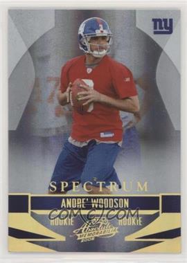 2008 Playoff Absolute Memorabilia - [Base] - Spectrum Gold #155 - Andre' Woodson /25