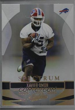 2008 Playoff Absolute Memorabilia - [Base] - Spectrum Gold #249 - Xavier Omon /25 [Noted]