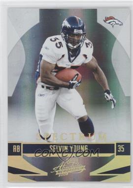 2008 Playoff Absolute Memorabilia - [Base] - Spectrum Gold #46 - Selvin Young /25 [Noted]