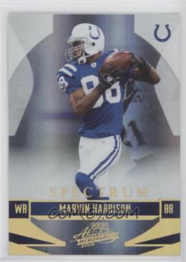 2008 Playoff Absolute Memorabilia - [Base] - Spectrum Gold #66 - Marvin Harrison /25