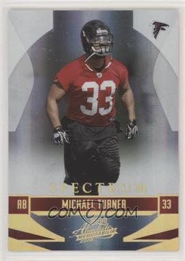 2008 Playoff Absolute Memorabilia - [Base] - Spectrum Gold #8 - Michael Turner /25