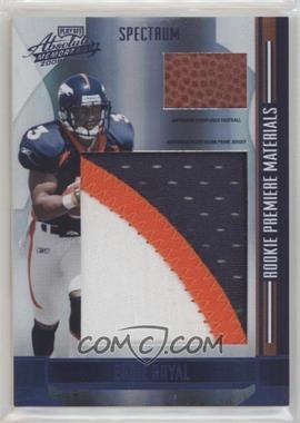 2008 Playoff Absolute Memorabilia - [Base] - Spectrum Jumbo Football #277 - Rookie Premiere Materials - Eddie Royal /10