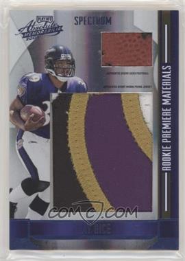 2008 Playoff Absolute Memorabilia - [Base] - Spectrum Jumbo Football #279 - Rookie Premiere Materials - Ray Rice /10