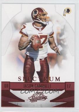 2008 Playoff Absolute Memorabilia - [Base] - Spectrum Red #146 - Jason Campbell