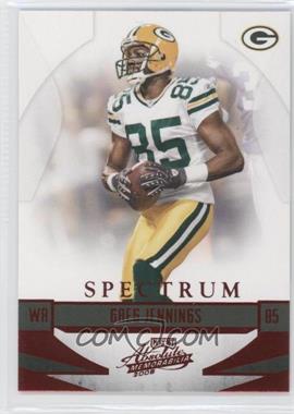 2008 Playoff Absolute Memorabilia - [Base] - Spectrum Red #55 - Greg Jennings