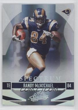 2008 Playoff Absolute Memorabilia - [Base] - Spectrum Silver #135 - Randy McMichael /100