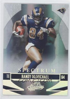 2008 Playoff Absolute Memorabilia - [Base] - Spectrum Silver #135 - Randy McMichael /100