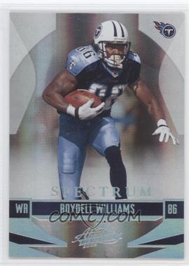 2008 Playoff Absolute Memorabilia - [Base] - Spectrum Silver #145 - Roydell Williams /100