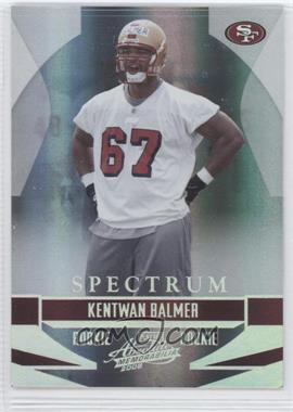 2008 Playoff Absolute Memorabilia - [Base] - Spectrum Silver #207 - Kentwan Balmer /100