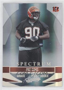 2008 Playoff Absolute Memorabilia - [Base] - Spectrum Silver #223 - Pat Sims /100