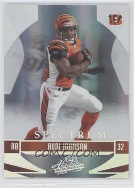 2008 Playoff Absolute Memorabilia - [Base] - Spectrum Silver #31 - Rudi Johnson /100