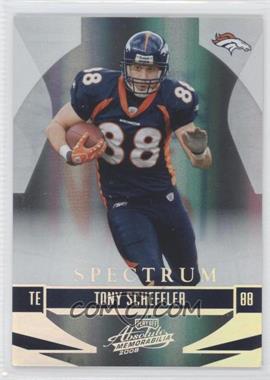 2008 Playoff Absolute Memorabilia - [Base] - Spectrum Silver #48 - Tony Scheffler /100