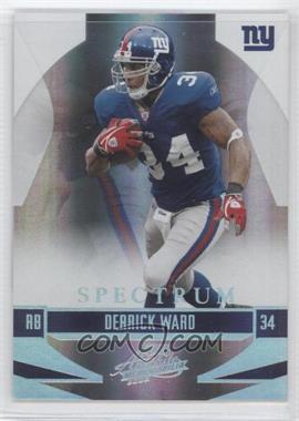 2008 Playoff Absolute Memorabilia - [Base] - Spectrum Silver #98 - Derrick Ward /100