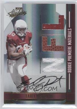 2008 Playoff Absolute Memorabilia - [Base] #271 - Rookie Premiere Materials - Early Doucet III /299