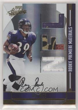 2008 Playoff Absolute Memorabilia - [Base] #279 - Rookie Premiere Materials - Ray Rice /299 [EX to NM]