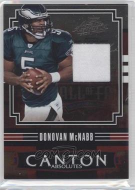 2008 Playoff Absolute Memorabilia - Canton Absolutes - Materials Prime #CA-22 - Donovan McNabb /25