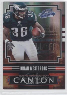 2008 Playoff Absolute Memorabilia - Canton Absolutes - Spectrum #CA-3 - Brian Westbrook /25
