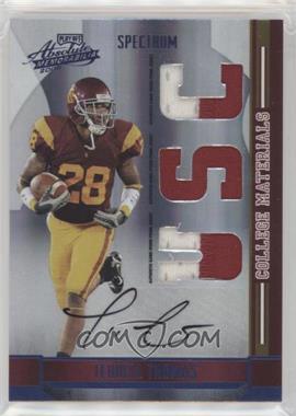 2008 Playoff Absolute Memorabilia - College Materials Die-Cut - Spectrum Prime Signatures #18 - Terrell Thomas /5