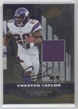 2008 Playoff Absolute Memorabilia - Gridiron Force - Materials Signatures #GF-19 - Chester Taylor /25