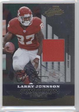 2008 Playoff Absolute Memorabilia - Gridiron Force - Materials Signatures #GF-29 - Larry Johnson /25