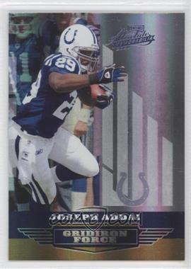 2008 Playoff Absolute Memorabilia - Gridiron Force - Spectrum #GF-32 - Joseph Addai /25