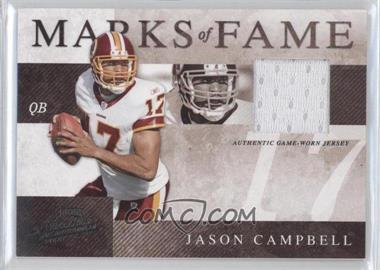 2008 Playoff Absolute Memorabilia - Marks of Fame - Materials #MOF-35 - Jason Campbell /200