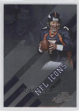 2008 Playoff Absolute Memorabilia - NFL Icons #NFL-12 - John Elway /250