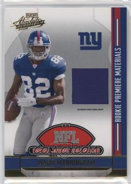 2008 Playoff Absolute Memorabilia - NFL Rookie Jersey Collection #21 - Mario Manningham